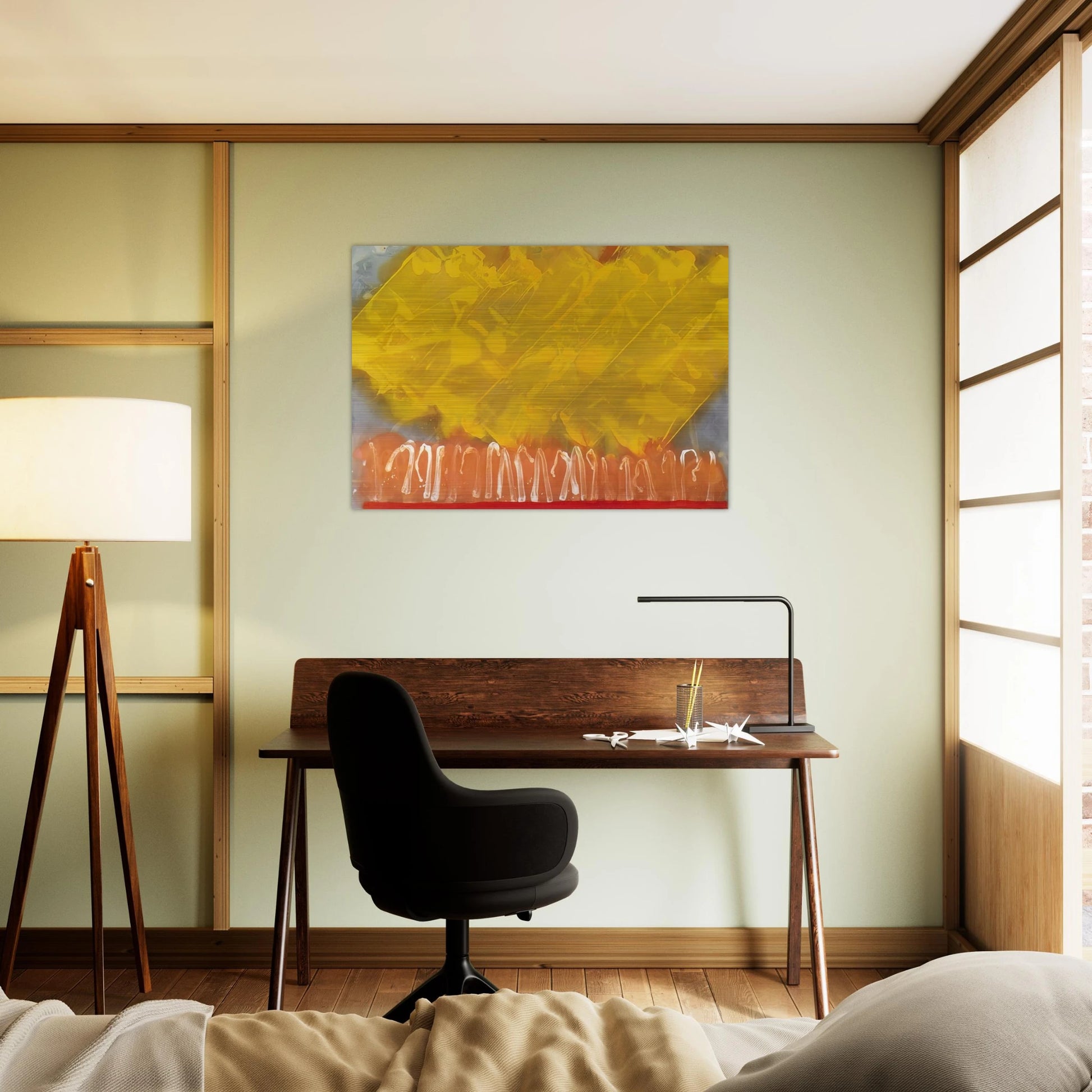 Cathay - 1979 - Albert Irvin Brushed Aluminum Print - 70x100 cm / 28x40 inches | Albert Irvin Aluminum Print | Albert Irvin Prints