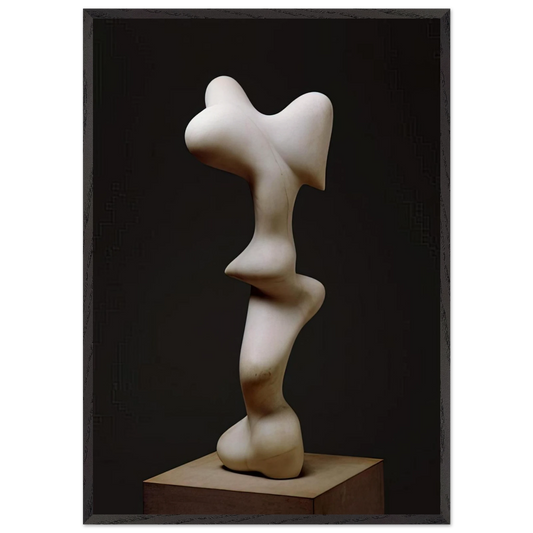 Growth N1 - Jean Arp 70x100 cm / 28x40 inches Framed Art Print – Black Wooden Frame