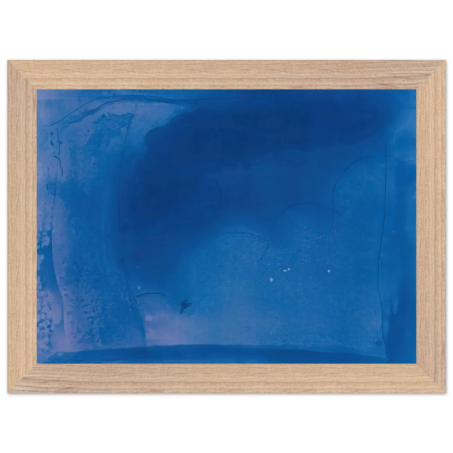 Helen Frankenthaler - Corot s Mark - 1987 Wall art - 20x25 cm / 8x10 Inches - Premium Wooden Framed Poster With Fine Art Paper - Wood frame
