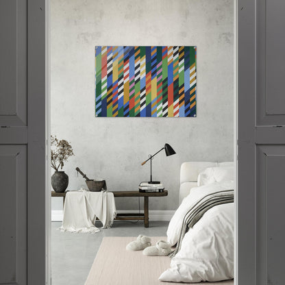CONVERSATION 1992 - Bridget Riley Acrylic Print - 70x100 cm / 28x40″ inches | Bridget Riley Wall Art | Bridget Riley Prints