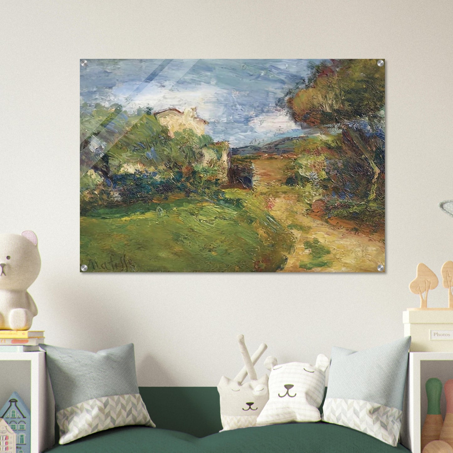 PETIT PAYSAGE CORSE 1898 - Henri Matisse Acrylic Print - 70x100 cm / 28x40″ inches