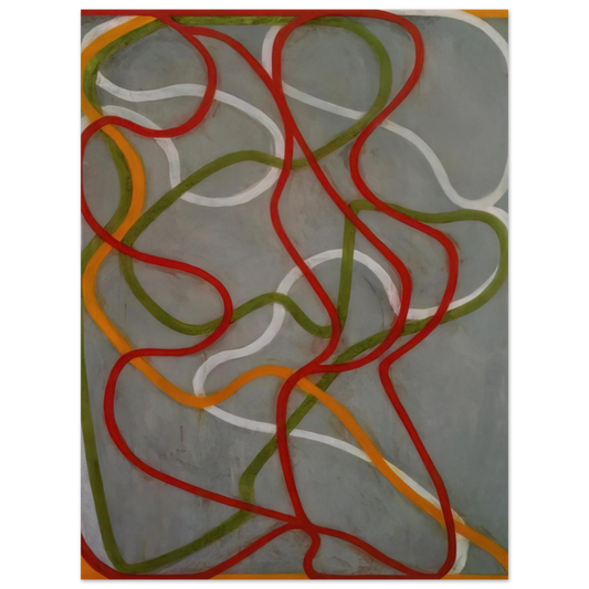 Brice Marden - The Attended - 1999  75x100 cm / 30x40inches Fine Art Poster