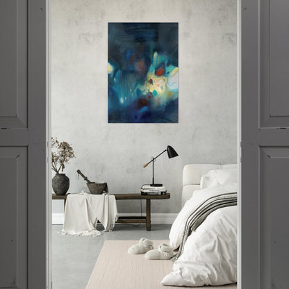 CLAIR D OBSCURITE 1988 - Chu teh Chun Brushed Aluminum Print - 70x100 cm / 28x40 inches | Chu teh Chun Aluminum Print | Chu teh Chun Prints