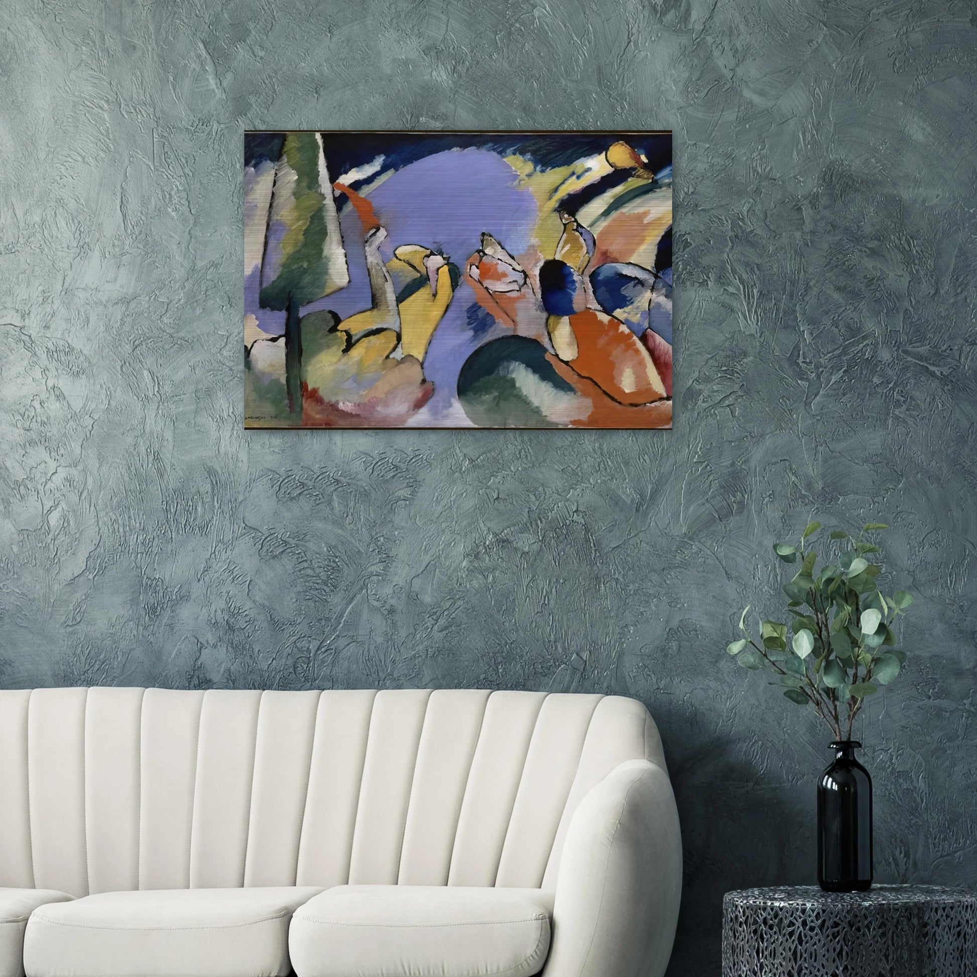 IMPROVISATION XIV 1910 - Wassily Kandinsky Brushed Aluminum Print - 70x100 cm / 28x40 inches | Wassily Kandinsky Aluminum Print | Wassily Kandinsky Prints