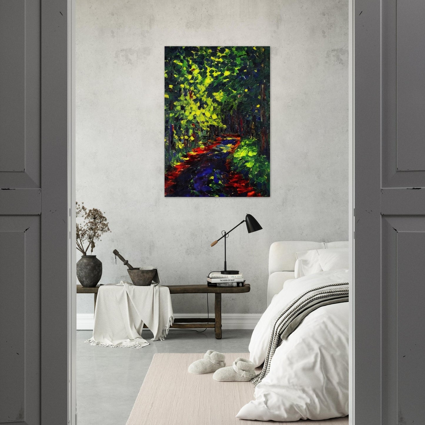 Forest Path - Emil Nolde Brushed Aluminum Print - 70x100 cm / 28x40 inches | Emil Nolde Aluminum Print | Emil Nolde Prints