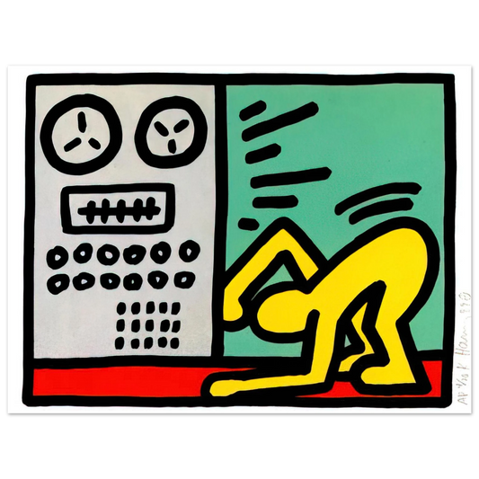 Keith Haring - POP SHOP III 1989  75x100 cm / 30x40inches Fine Art Poster | Keith Haring Art For Sale