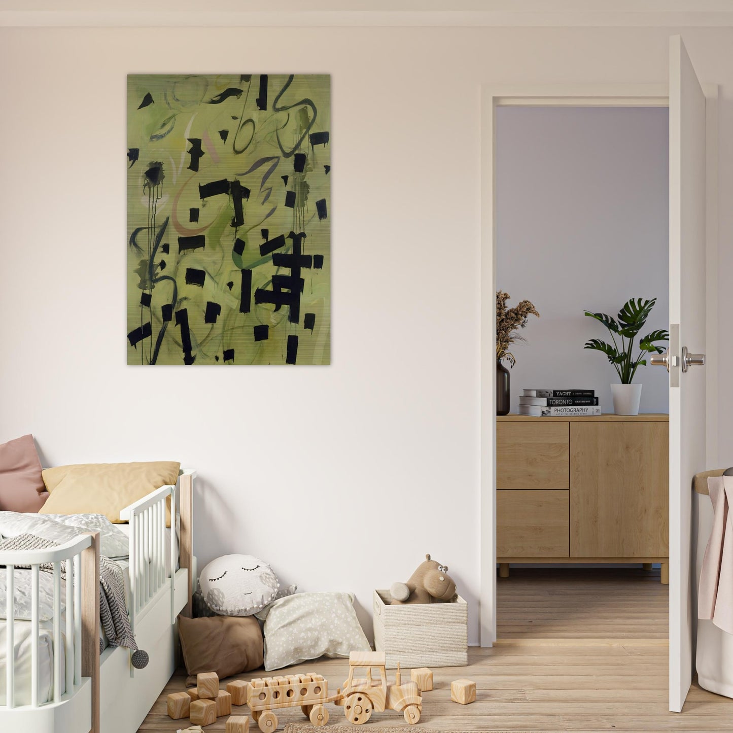 Number 12 - 1949 - Bradley Walker Tomlin Brushed Aluminum Print - 70x100 cm / 28x40 inches | Bradley Walker Tomlin Aluminum Print | Bradley Walker Tomlin Prints