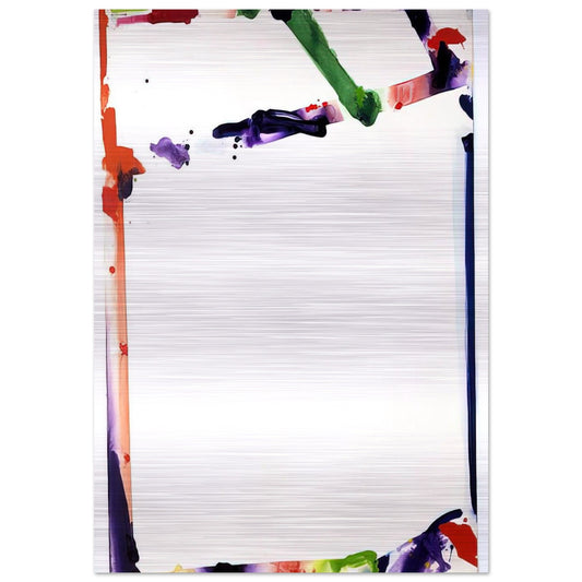 Untitled  SF71-045  - Sam Francis Brushed Aluminum Print - 70x100 cm / 28x40 inches | Sam Francis Aluminum Print | Sam Francis Prints