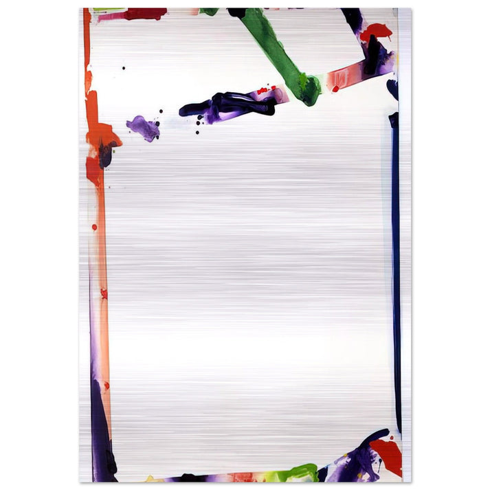 Untitled  SF71-045  - Sam Francis Brushed Aluminum Print - 70x100 cm / 28x40 inches | Sam Francis Aluminum Print | Sam Francis Prints