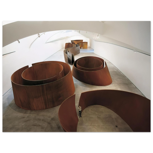 Richard Serra - TORQUED ELLIPSES  75x100 cm / 30x40inches Fine Art Poster