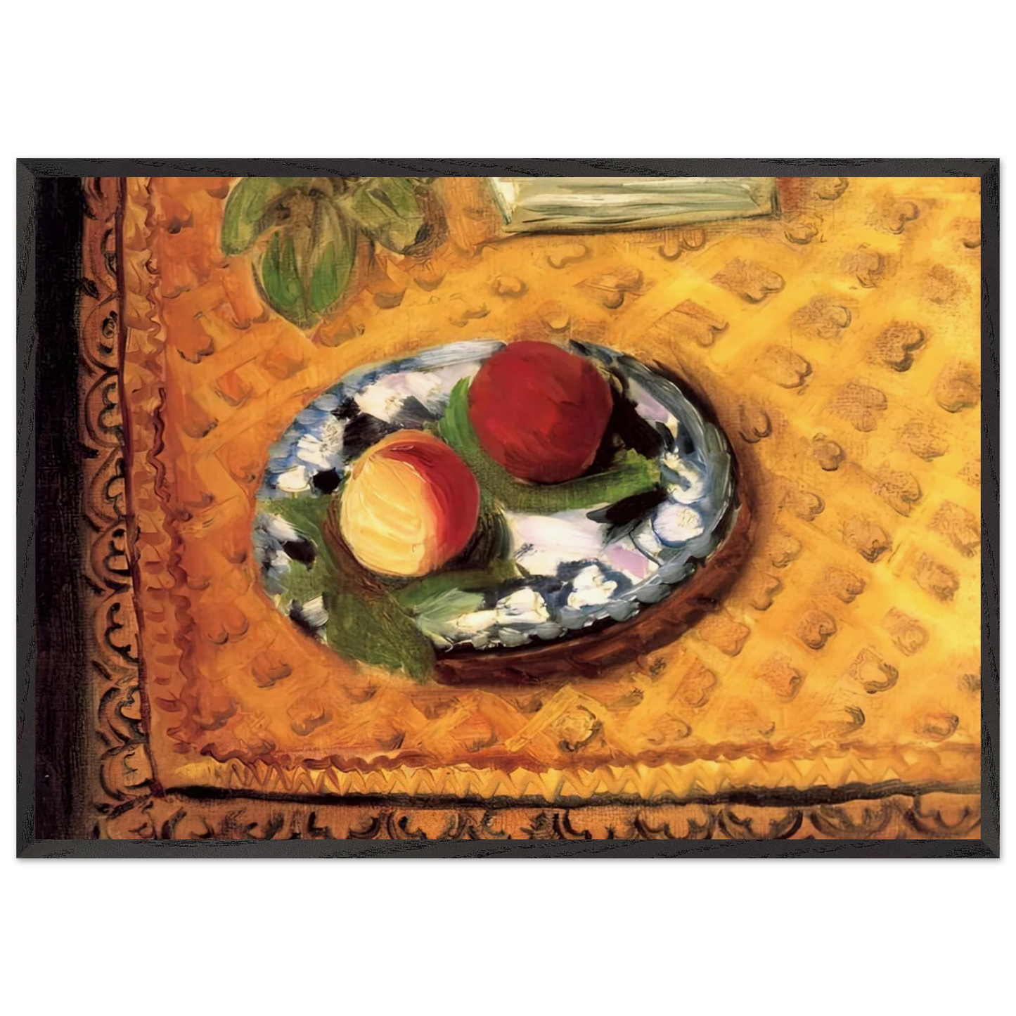 TWO PEACHES 1920 - Henri Matisse 70x100 cm / 28x40 inches Framed Art Print – Black Wooden Frame