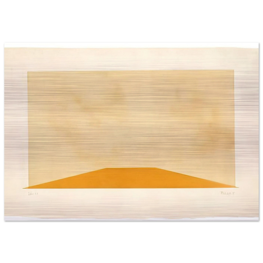 Déka 27 - 1987 - John Cage Brushed Aluminum Print - 70x100 cm / 28x40 inches | John Cage Aluminum Print | John Cage Prints