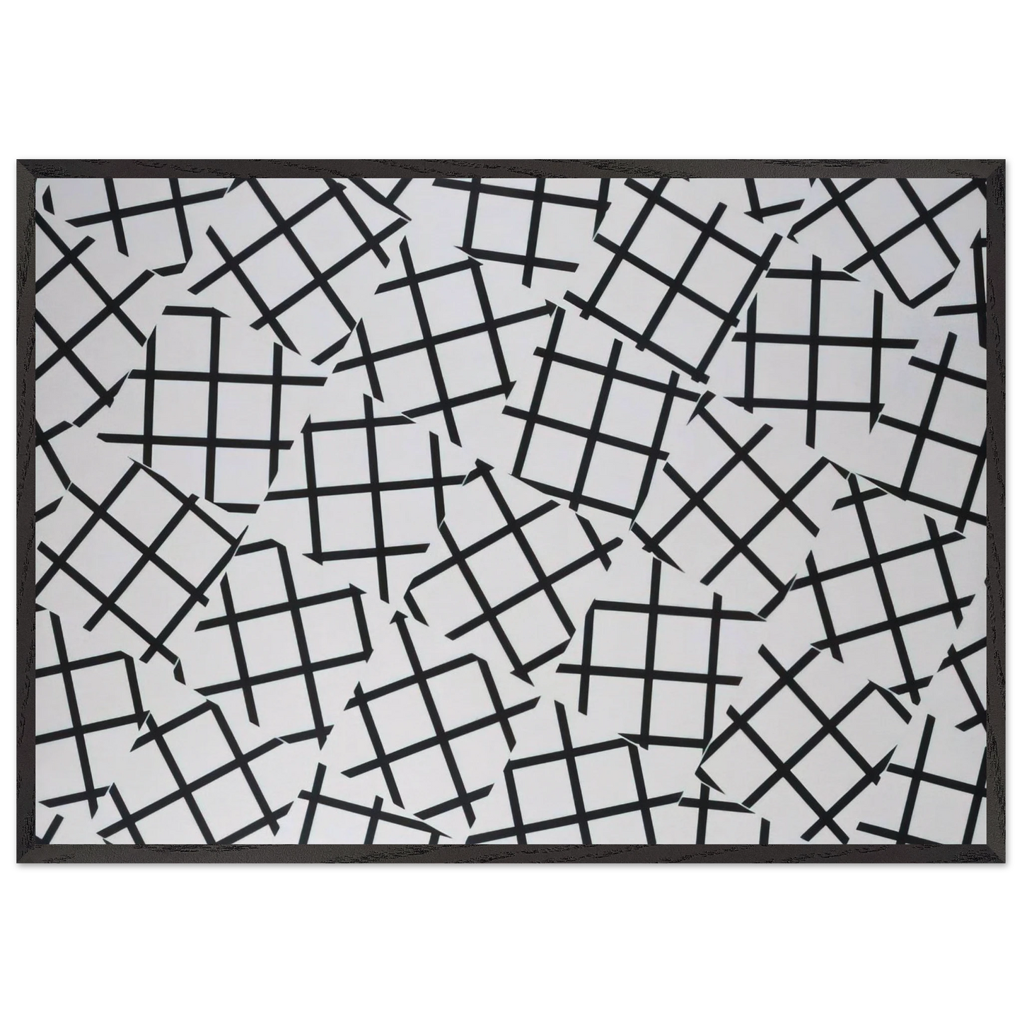Untitled - 1972 N6 - Jeremy Moon 70x100 cm / 28x40 inches Framed Art Print – Black Wooden Frame