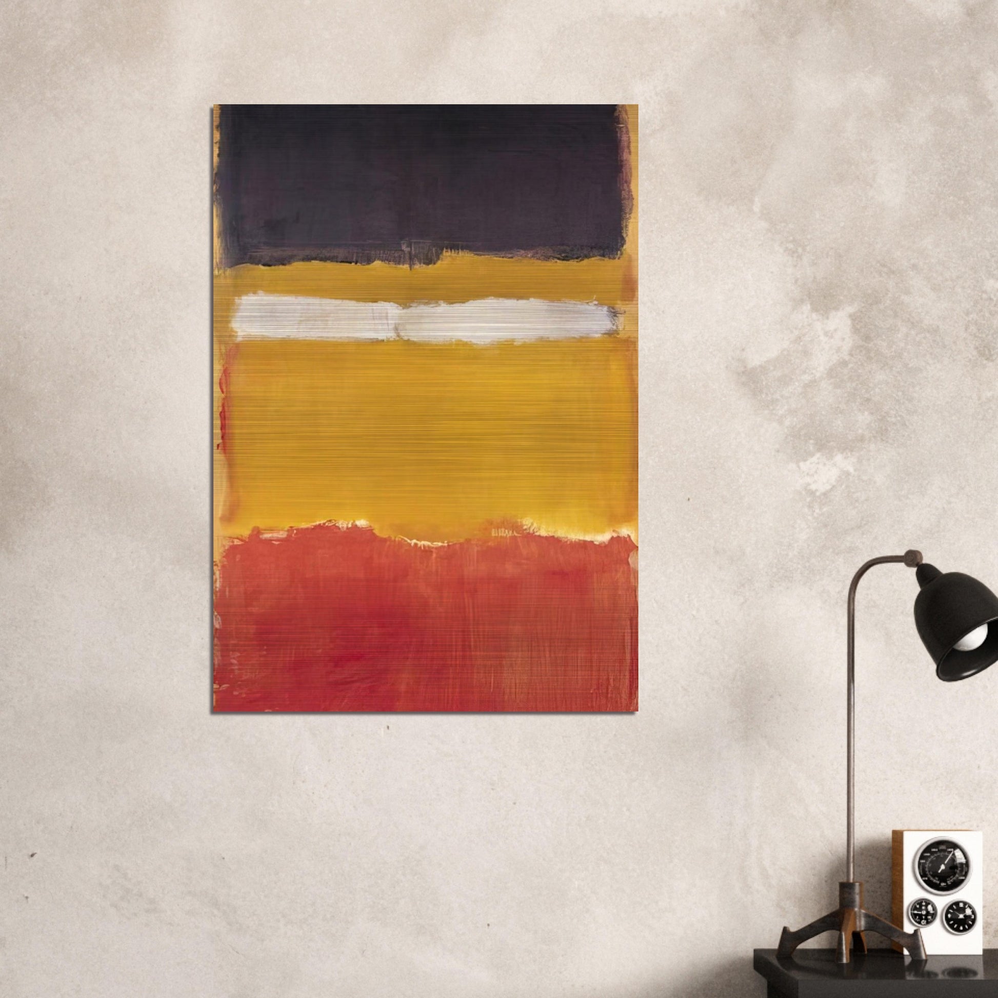 Number 24 Untitled - 1951 - Mark Rothko Brushed Aluminum Print - 70x100 cm / 28x40 inches | Mark Rothko Aluminum Print | Mark Rothko Prints