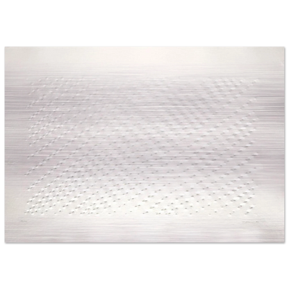Untitled Hommage á Santomaso - Spatialism - Enrico Castellani Brushed Aluminum Print - 70x100 cm / 28x40 inches | Enrico Castellani Aluminum Print | Enrico Castellani Prints