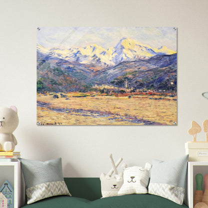The Valley of the Nervia - claude monet Acrylic Print - 70x100 cm / 28x40″ inches