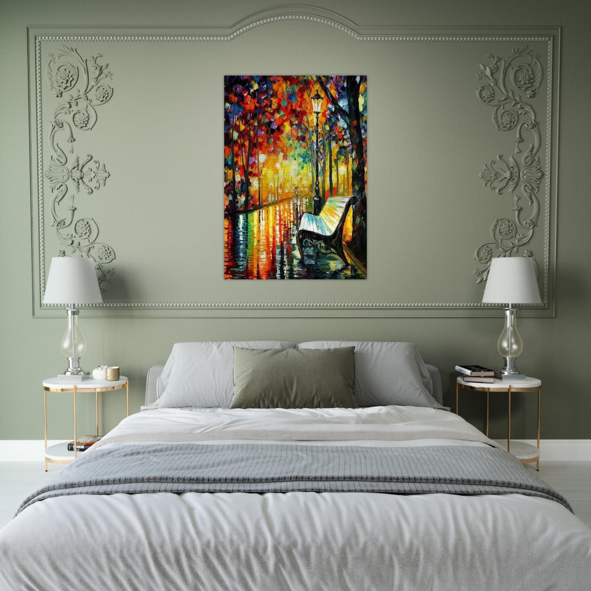 Leonid Afremov - Leonid Afremov Brushed Aluminum Print - 70x100 cm / 28x40 inches | Leonid Afremov Aluminum Print | Leonid Afremov Prints
