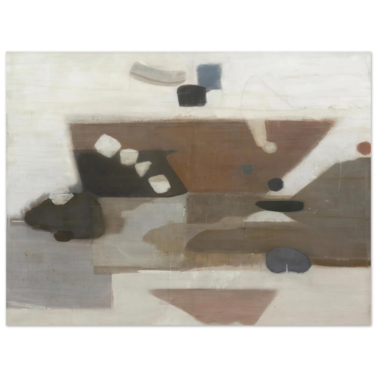 Kenzo Okada - Decision - 1956  75x100 cm / 30x40inches Fine Art Poster