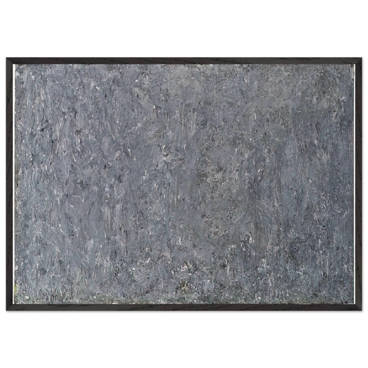 UNTITLED 1988 N4 - Milton Resnick 70x100 cm / 28x40 inches Framed Art Print – Black Wooden Frame