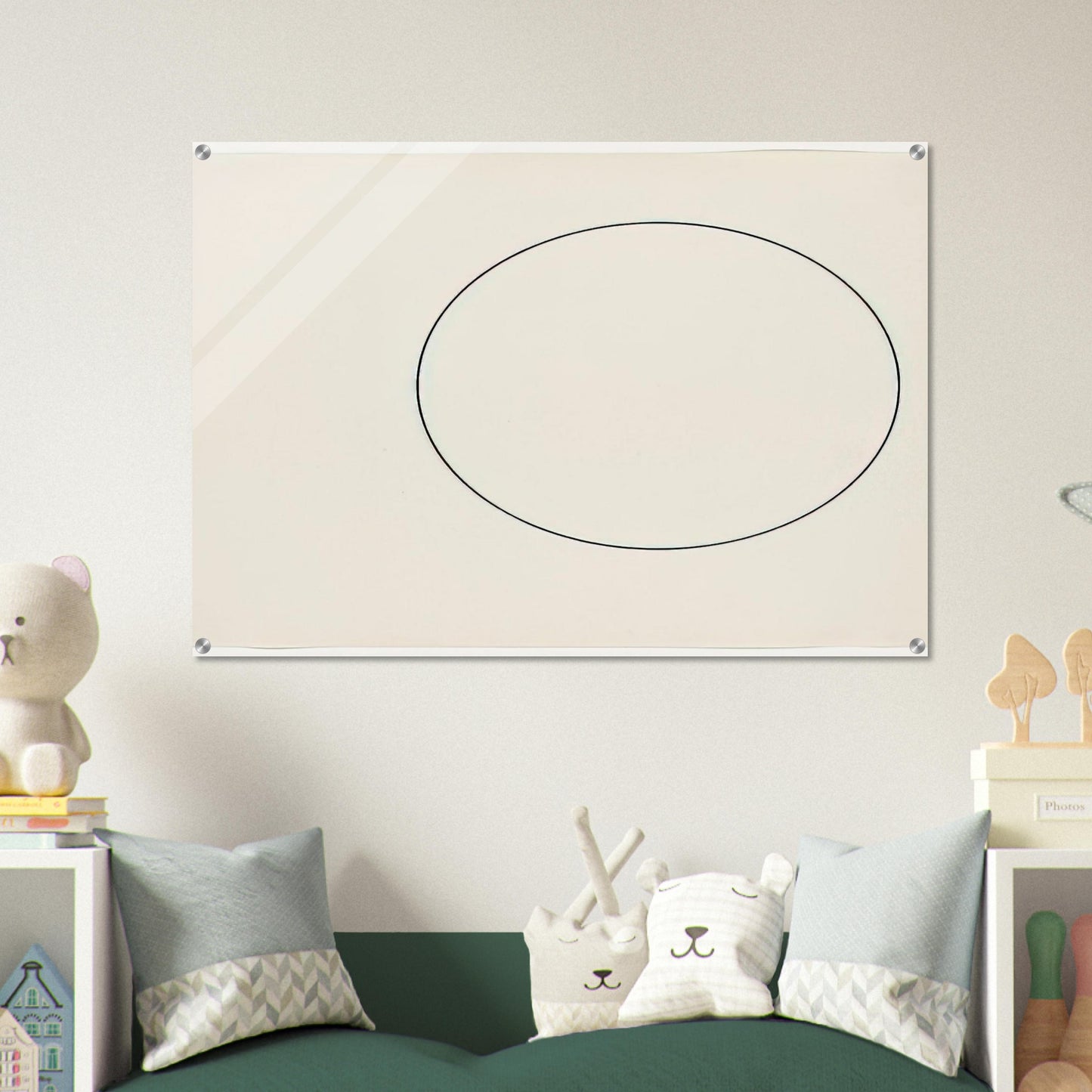 Circle Line - Ellsworth Kelly Acrylic Print - 70x100 cm / 28x40″ inches