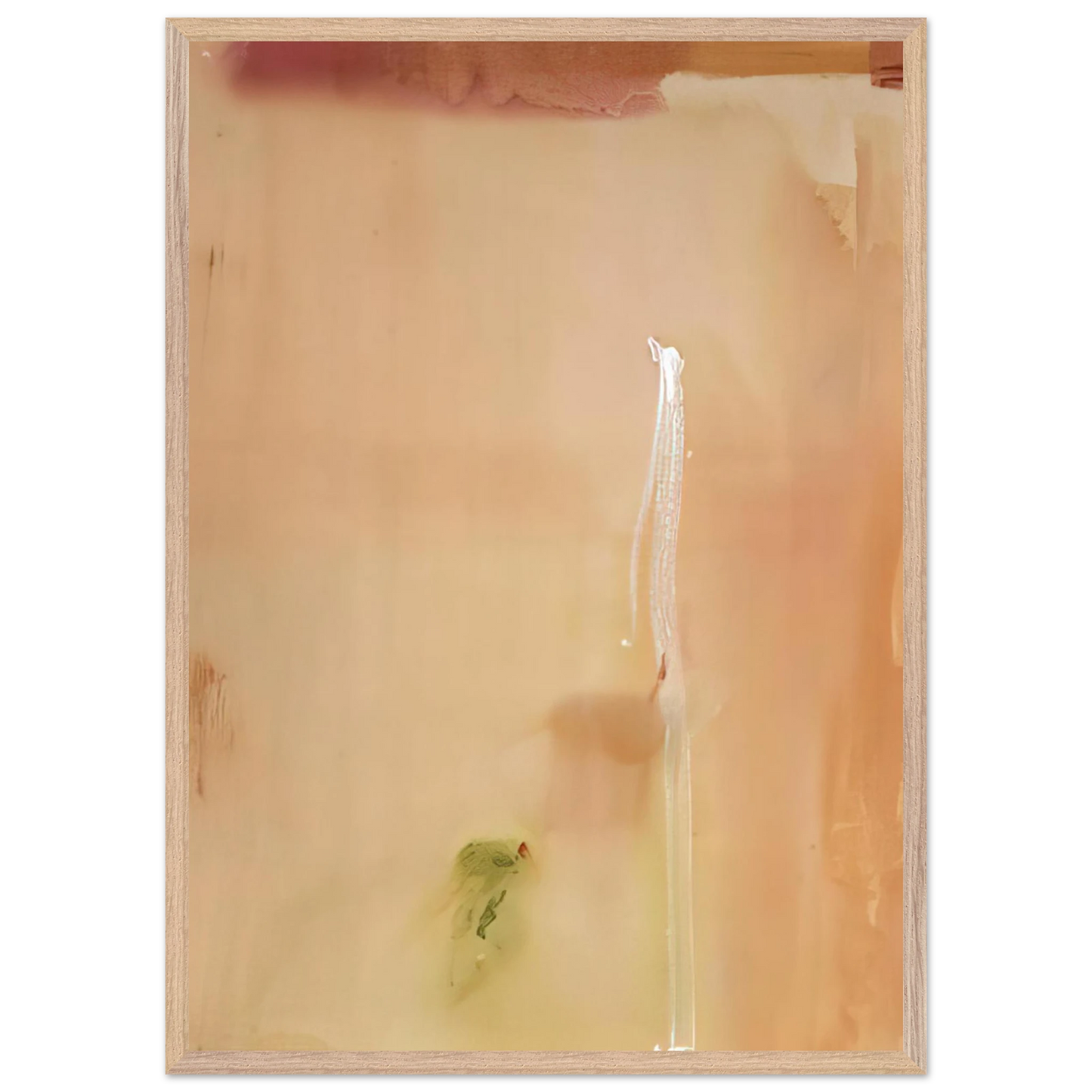Helen Frankenthaler - Dawn Stroke - 1977 Wall art - 20x25 cm / 8x10 inches - Premium Wooden Framed Poster With Fine Art Paper-canvas - Wood frame