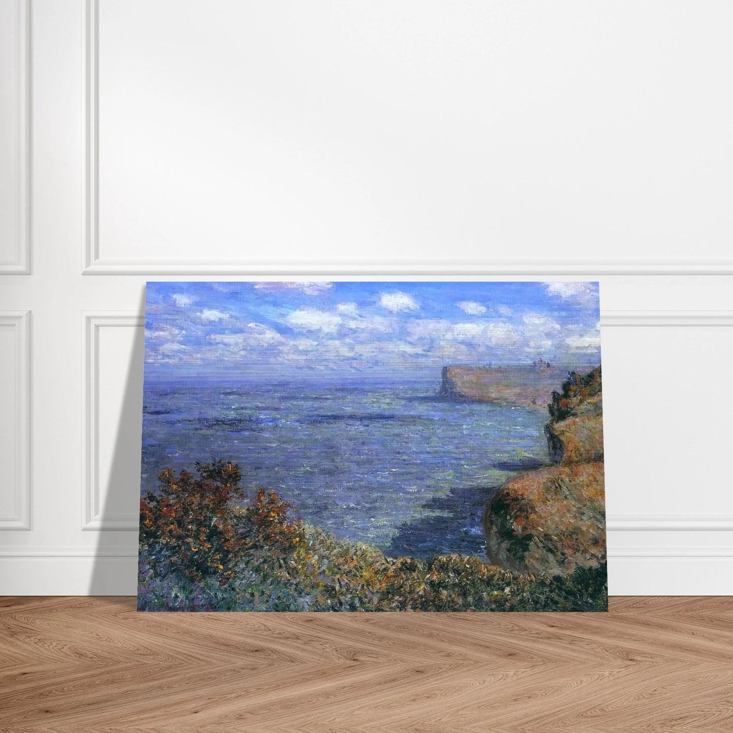 View Taken from Greinval - claude monet Brushed Aluminum Print - 70x100 cm / 28x40 inches | claude monet Aluminum Print | claude monet Prints