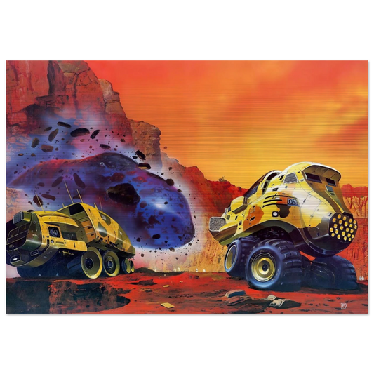 Chris Foss - Chris Foss Brushed Aluminum Print - 70x100 cm / 28x40 inches | Chris Foss Aluminum Print | Chris Foss Prints