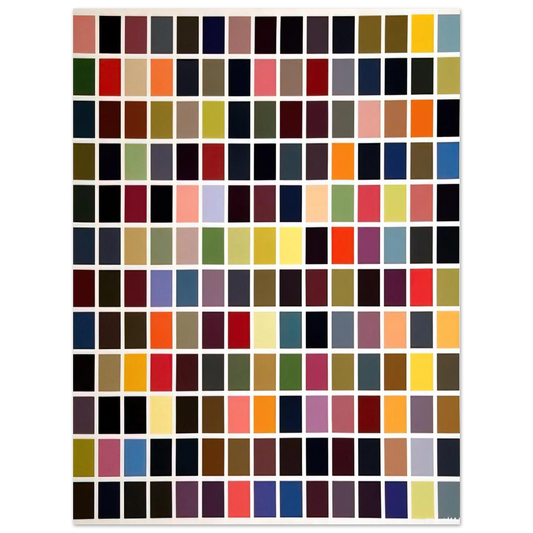 Gerhard Richter - 180 COLORS  75x100 cm / 30x40inches Fine Art Poster