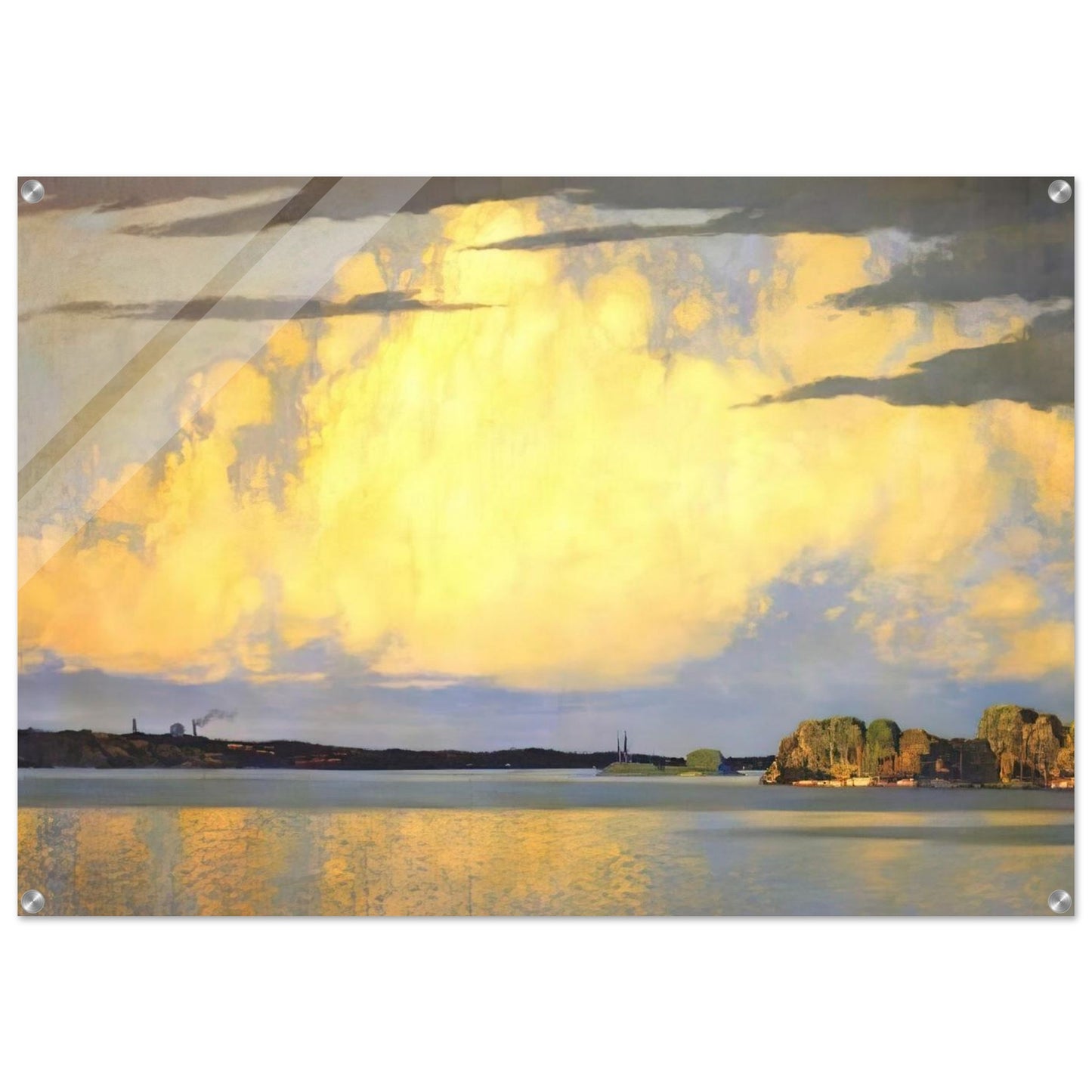 Serenity Lake of the Woods - 1922 - Frank Johnston Acrylic Print - 70x100 cm / 28x40″ inches