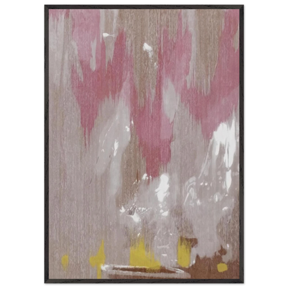 Helen Frankenthaler - Tales of Genji IV - 1998 Wall art - 20x25 cm / 8x10 inches - Premium Wooden Framed Poster With Fine Art Paper-canvas - Wood frame