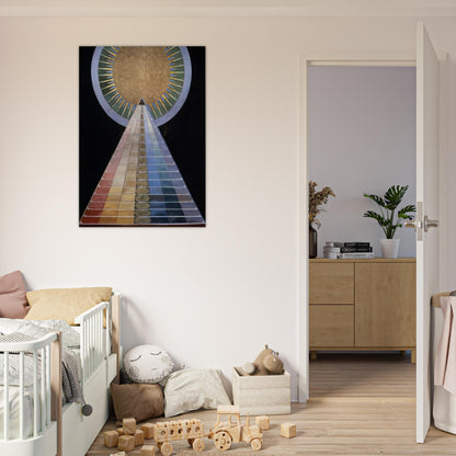 ALTAR PAINTING 1915 - Hilma af Klint Brushed Aluminum Print - 70x100 cm / 28x40 inches | Hilma af Klint Aluminum Print | Hilma af Klint Prints