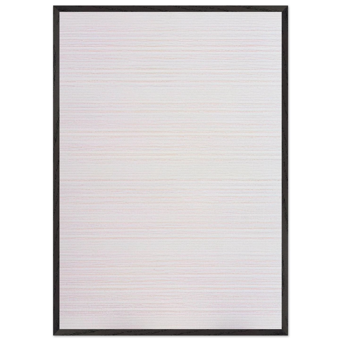 Untitled No 1 - Agnes Martin 70x100 cm / 28x40 inches Framed Art Print – Black Wooden Frame