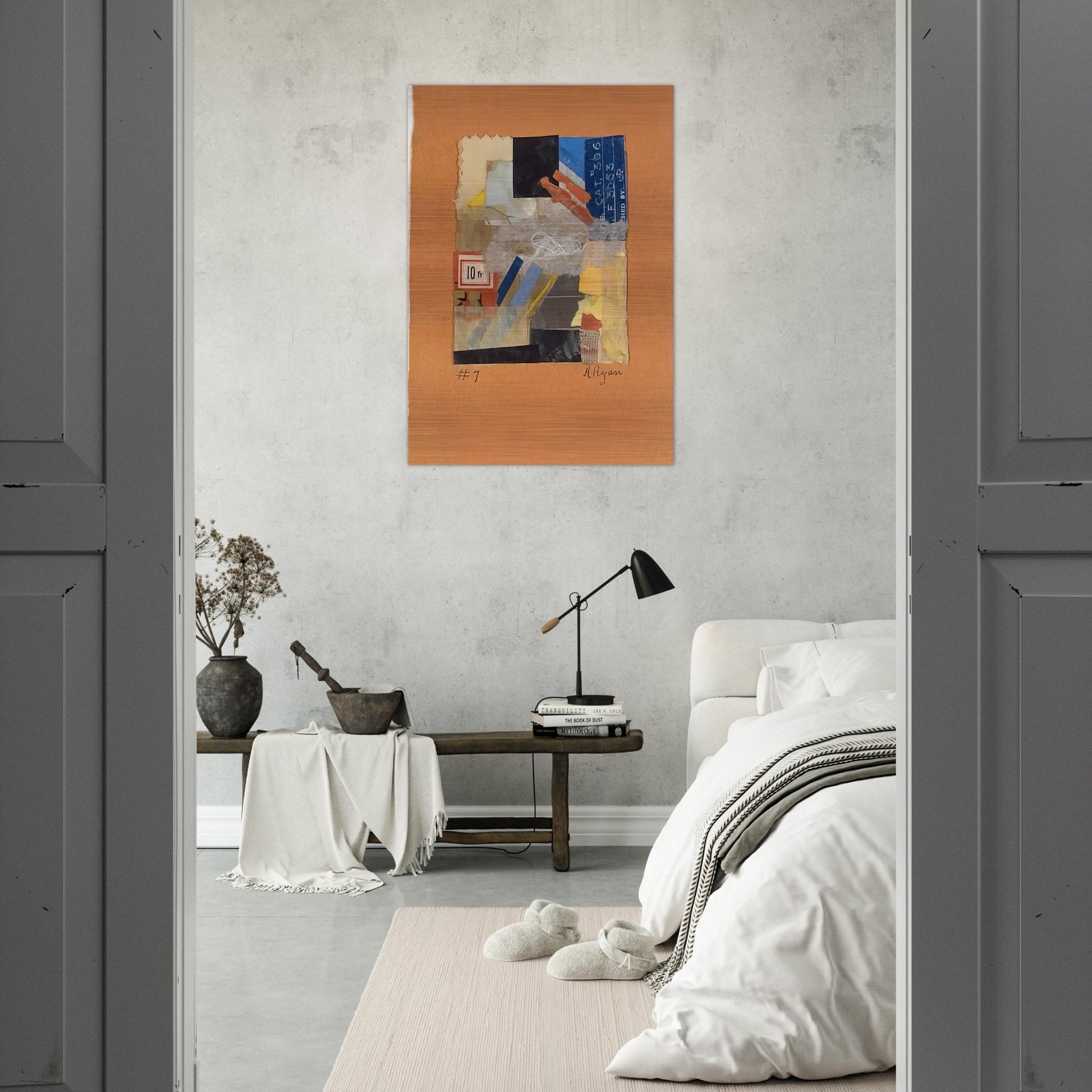 Number 7 - 1948 - Anne Ryan Brushed Aluminum Print - 70x100 cm / 28x40 inches | Anne Ryan Aluminum Print | Anne Ryan Prints