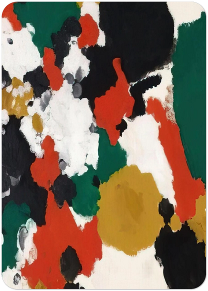 Jota - 1959 By Ernst Wilhelm Nay Pack of 10 Post Cards | Ernst Wilhelm Nay Post Cards | A6 (10.5 x 14.8 cm) - 4.1 x 5.8 inches