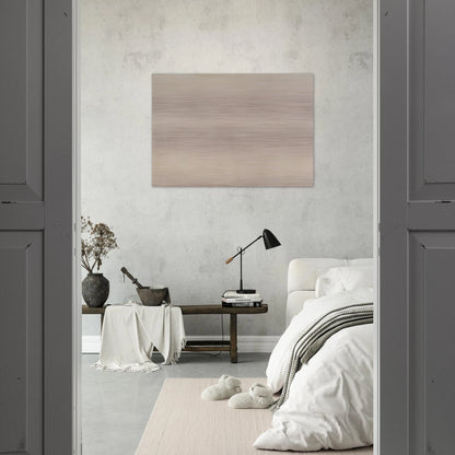 Peach Glow - 1958 - Gene Davis Brushed Aluminum Print - 70x100 cm / 28x40 inches | Gene Davis Aluminum Print | Gene Davis Prints