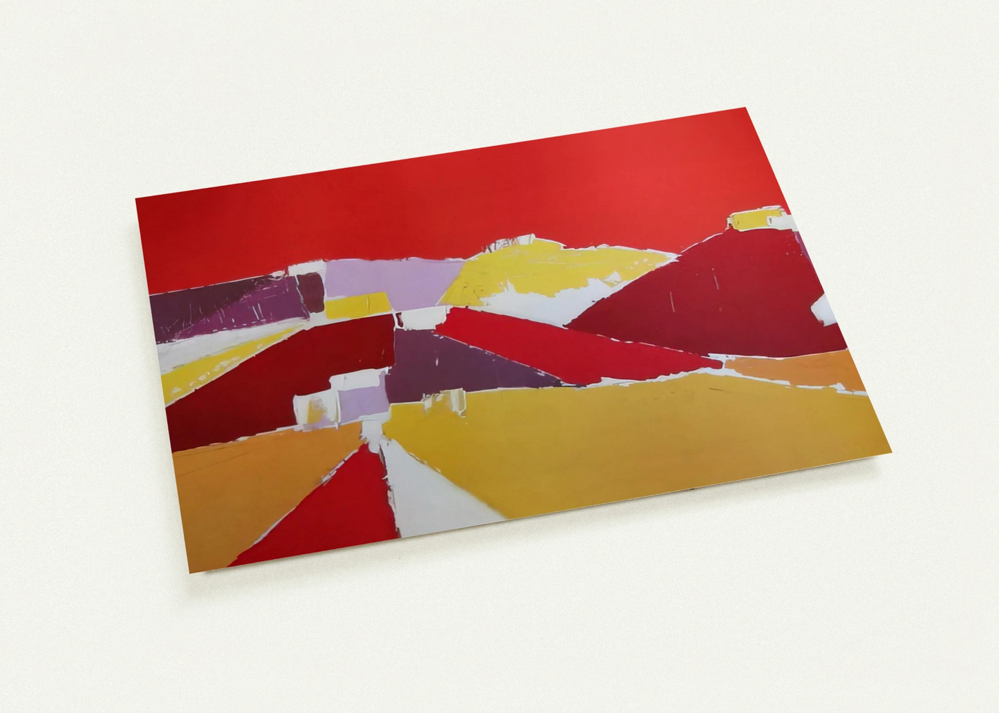 Agrigente - 1953 By Nicolas de Stael Pack of 10 Post Cards | Nicolas de Stael Post Cards | A6 (10.5 x 14.8 cm) - 4.1 x 5.8 inches