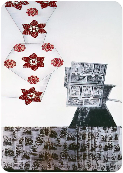 PARK ROCI MEXICO 1985 By Robert Rauschenberg Pack of 10 Post Cards | Robert Rauschenberg Post Cards | A6 (10.5 x 14.8 cm) - 4.1 x 5.8 inches