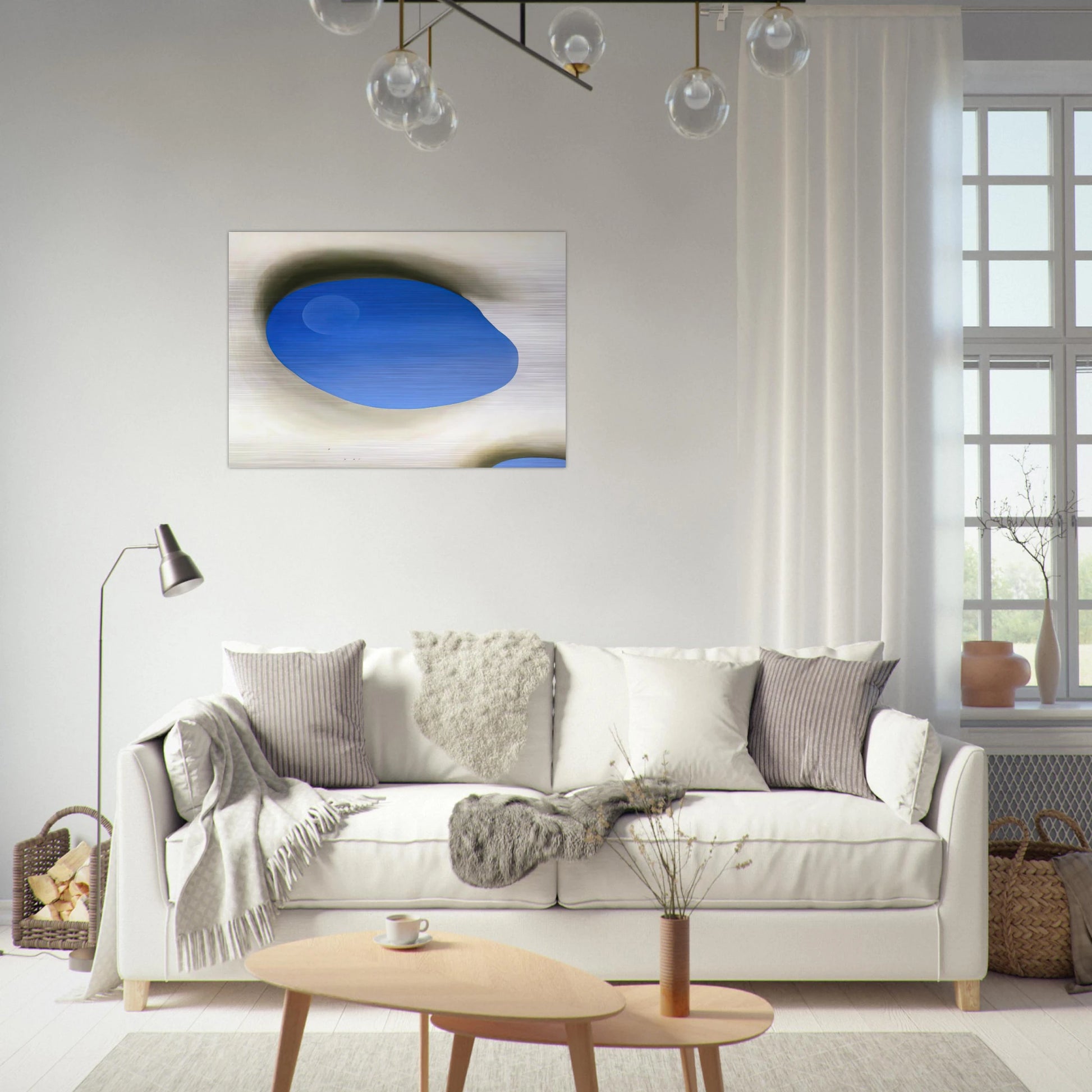 Pelvis IV - Georgia O'Keeffe Brushed Aluminum Print - 70x100 cm / 28x40 inches | Georgia O'Keeffe Aluminum Print | Georgia O'Keeffe Prints