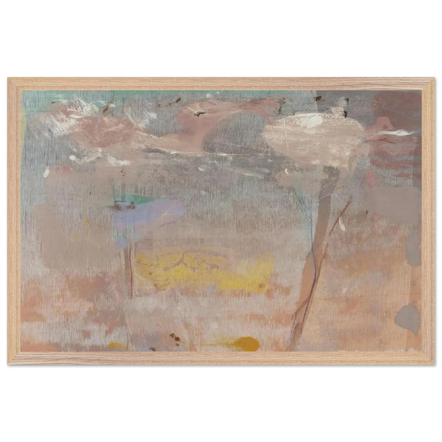 Helen Frankenthaler - Monotype I - 1981 Wall art - 20x25 cm / 8x10 inches - Fine Art Poster-canvas - -