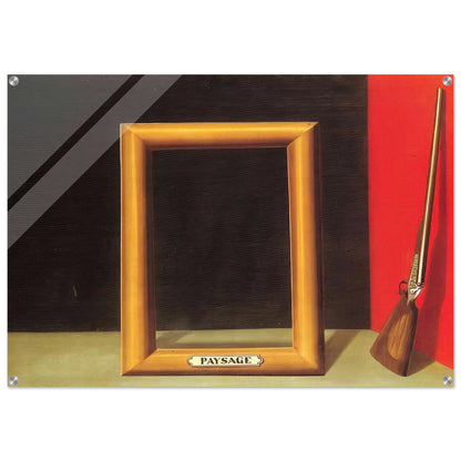 THE DELIGHTS OF LANDSCAPE 1928 - Rene Magritte Acrylic Print - 70x100 cm / 28x40″ inches