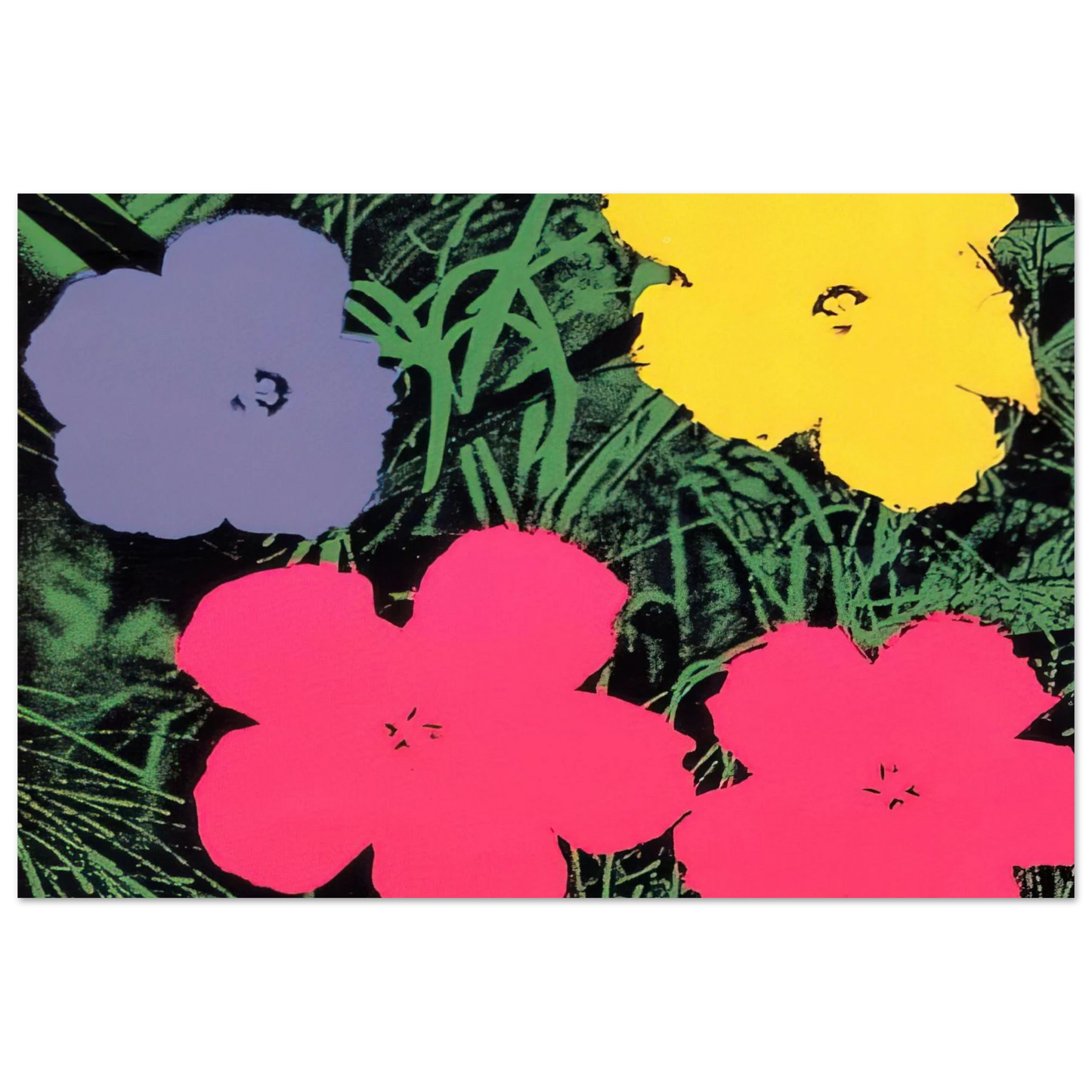 Andy Warhol - Flowers Fine Art Poster