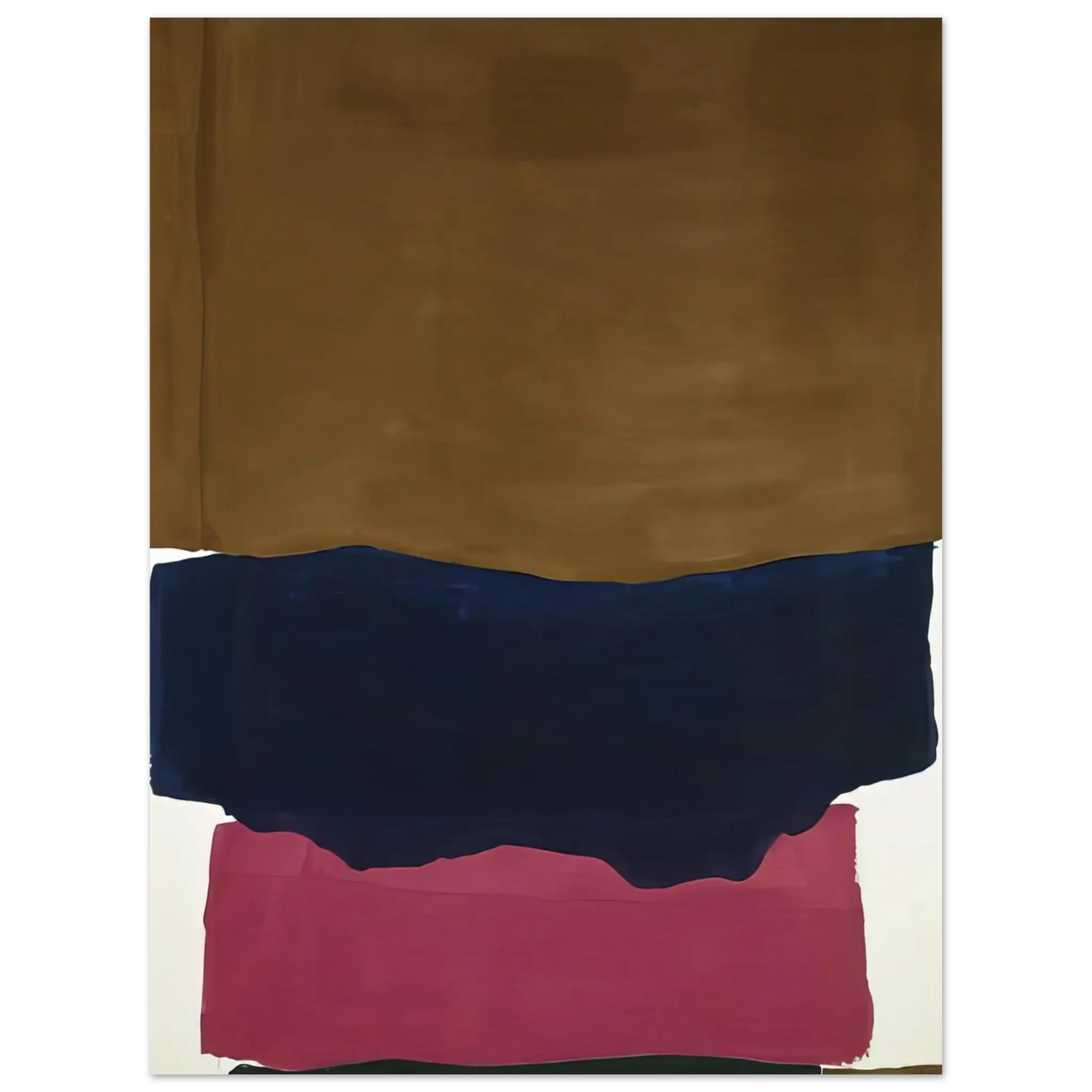 Helen Frankenthaler - Indian Summer - 1967 Wall art - 70x100 cm / 28x40 Inches - Fine Art Poster - -