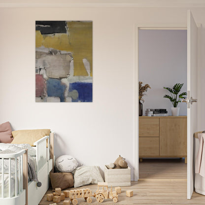 Albuquerque #9 - Richard Diebenkorn Brushed Aluminum Print - 70x100 cm / 28x40 inches | Richard Diebenkorn Aluminum Print | Richard Diebenkorn Prints