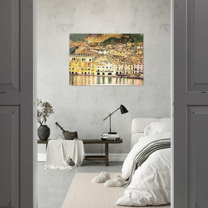 MALCESINE ON LAKE GARDA - Gustav Klimt Acrylic Print - 70x100 cm / 28x40″ inches | Gustav Klimt Wall Art | Gustav Klimt Prints