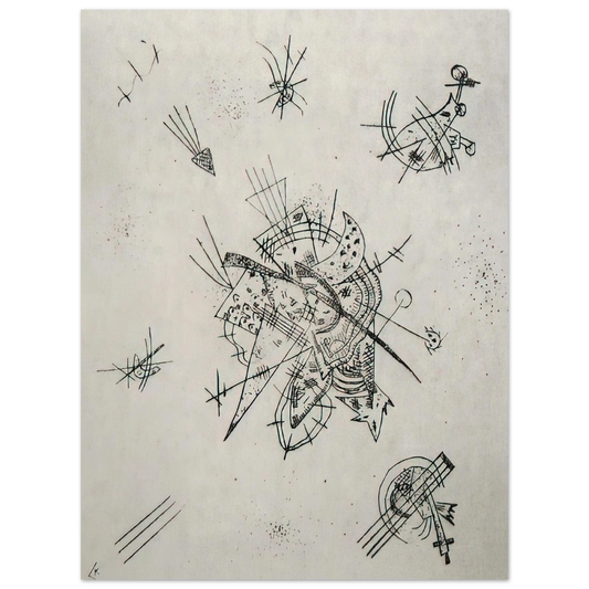 Wassily Kandinsky - SMALL WORLDS X 1922  75x100 cm / 30x40inches Fine Art Poster