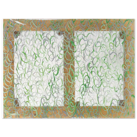 Carla Accardi - Verdeargento - 1969  75x100 cm / 30x40inches Fine Art Poster