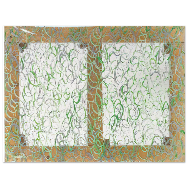 Carla Accardi - Verdeargento - 1969  75x100 cm / 30x40inches Fine Art Poster