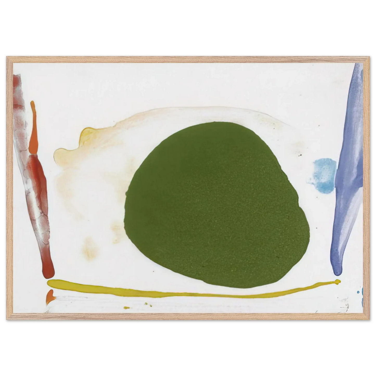 Helen Frankenthaler - Thanksgiving Day - 1973 Wall art - 50x70 cm / 20x28 Inches - Fine Art Poster - -