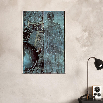 WINTER - Jasper Johns Brushed Aluminum Print - 70x100 cm / 28x40 inches | Jasper Johns Aluminum Print | Jasper Johns Prints