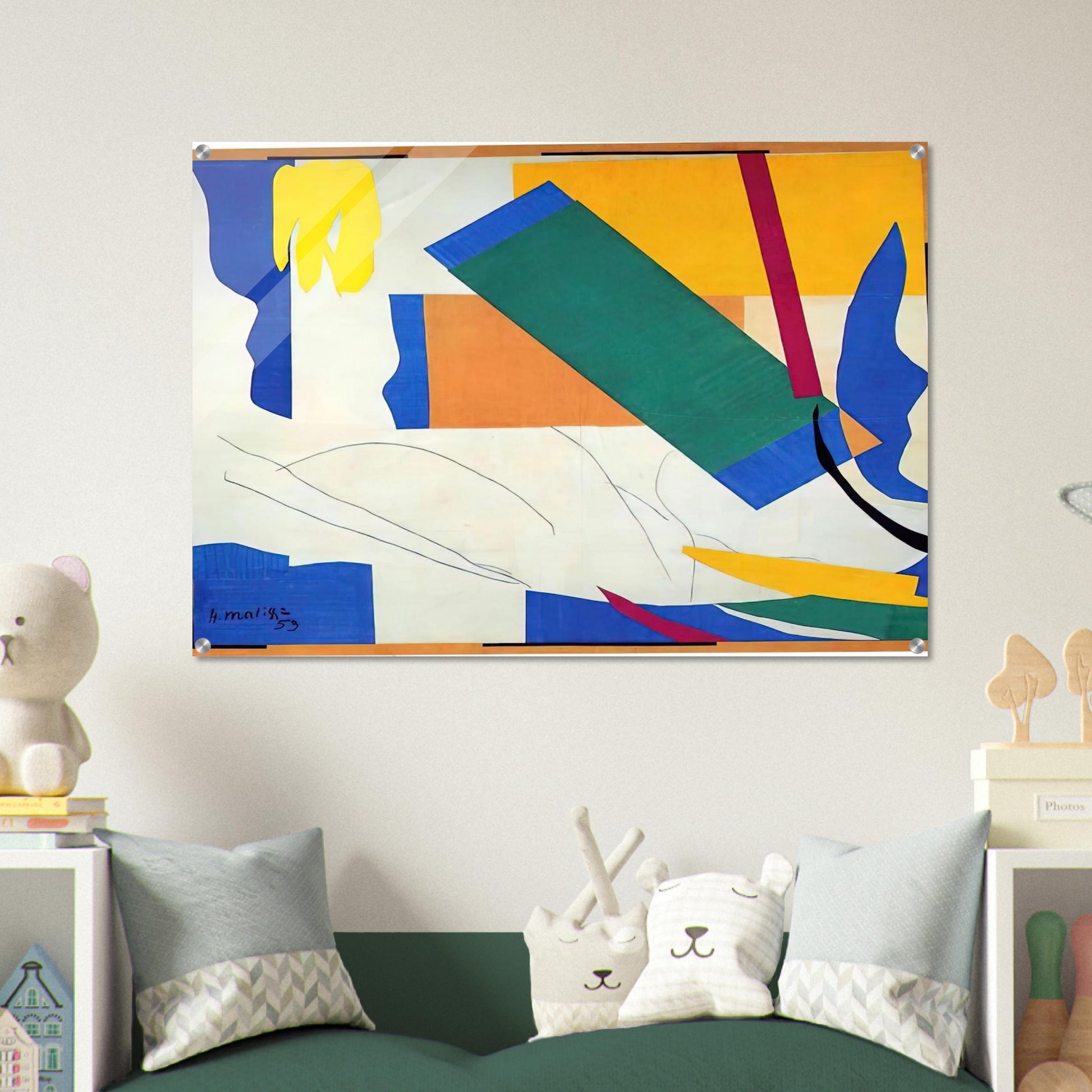 MEMORY OF OCEANIA - Henri Matisse Acrylic Print - 70x100 cm / 28x40″ inches